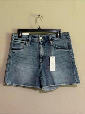 High-Rise Tummy Control Jean Shorts